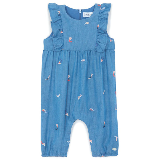 TARTINE ET CHOCOLAT Mermaid Dreams Chambray Jumpsuit