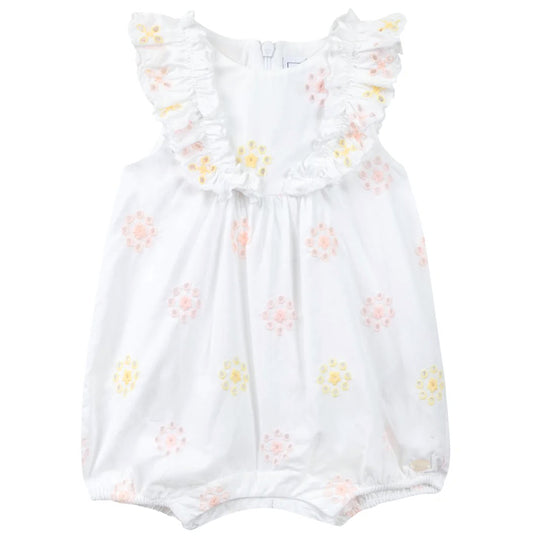 TARTINE ET CHOCOLAT Ruffled Floral Romper