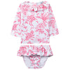 TARTINE ET CHOCOLAT Toile de Juoy Baby Swim Set - Hot Pink