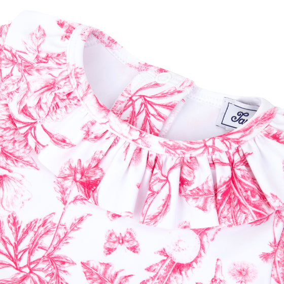 TARTINE ET CHOCOLAT Toile de Juoy Baby Swim Set - Hot Pink