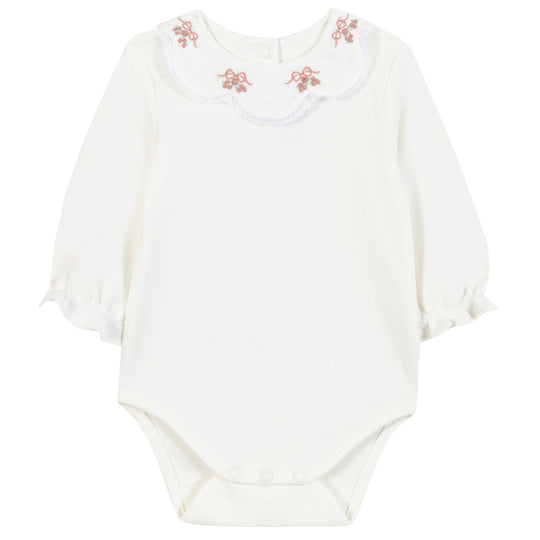 TARTINE ET CHOCOLAT COTTON FLOWER BODY - NACRE