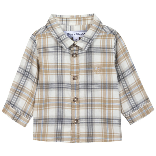 TARTINE ET CHOCOLAT BABY ON SHIRT - NACRE