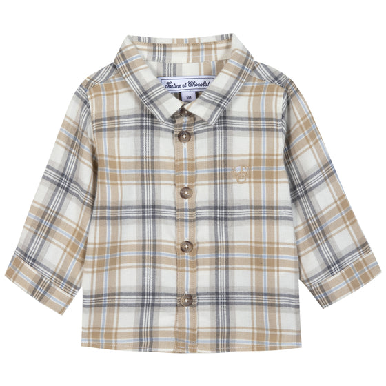 TARTINE ET CHOCOLAT BABY ON SHIRT - NACRE