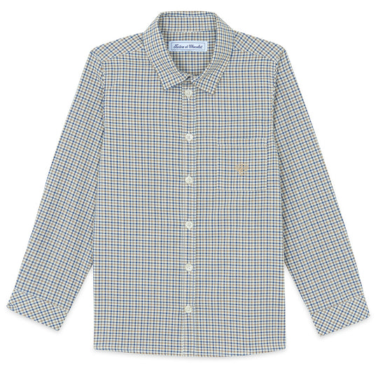 TARTINE ET CHOCOLAT COTTON PLAID SHIRT - ECORCE