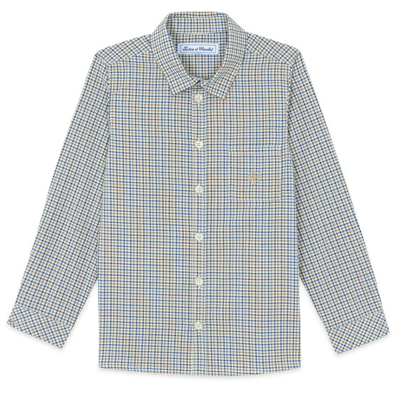 TARTINE ET CHOCOLAT COTTON PLAID SHIRT - ECORCE