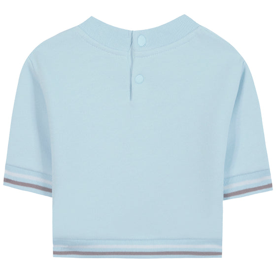 TARTINE ET CHOCOLAT SNOW BABY SWEATSHIRT - GLACIER