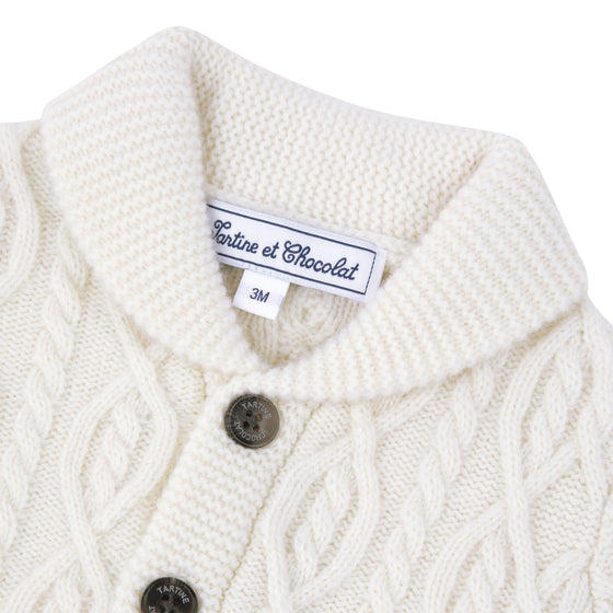 TARTINE ET CHOCOLAT WOOL SWEATER - NACRE