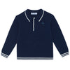 TARTINE ET CHOCOLAT WOOL SWEATSHIRT WITH NECK - MARINE