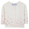 TARTINE ET CHOCOLAT PETALS CARDIGAN - NACRE