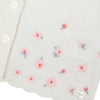 TARTINE ET CHOCOLAT PETALS CARDIGAN - NACRE