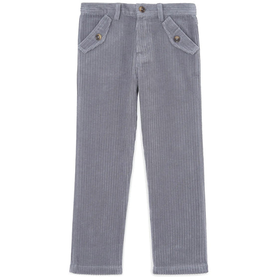 TARTINE ET CHOCOLAT COTTON CORDUROY PANTS - MID GREY