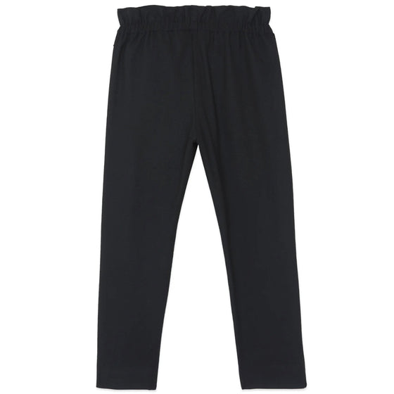 TARTINE ET CHOCOLAT PANTS WITH A KNOT - BLACK