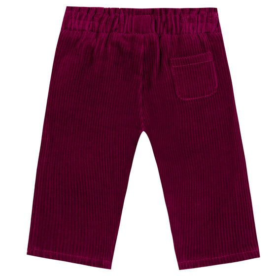 TARTINE ET CHOCOLAT BABY COTTON PANTS - RHODODENDRON
