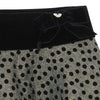 TARTINE ET CHOCOLAT POLKA DOT SKIRT - BLACK
