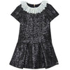 TARTINE ET CHOCOLAT SHINY DRESS - BLACK