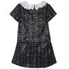 TARTINE ET CHOCOLAT SHINY DRESS - BLACK