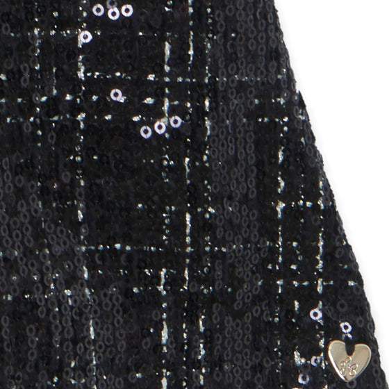 TARTINE ET CHOCOLAT SHINY DRESS - BLACK