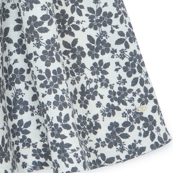 TARTINE ET CHOCOLAT FLOWER DRESS - NACRE