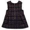TARTINE ET CHOCOLAT BABY SLEEVELESS PLAID DRESS - MARINE