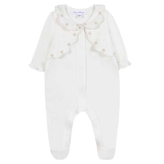TARTINE ET CHOCOLAT COTTON BABY PYJAMA - NACRE
