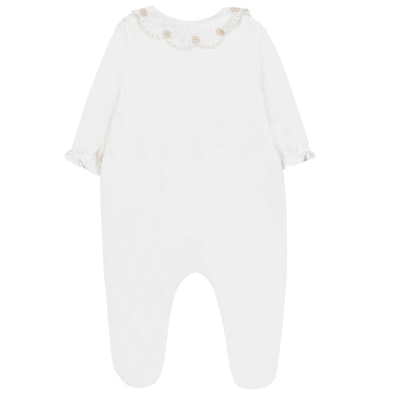 TARTINE ET CHOCOLAT COTTON BABY PYJAMA - NACRE
