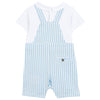 TARTINE ET CHOCOLAT Seersucker Surf Baby Set - Surf Blue