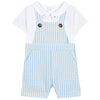 TARTINE ET CHOCOLAT Seersucker Surf Baby Set - Surf Blue