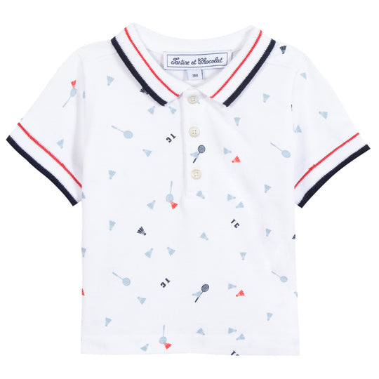 TARTINE ET CHOCOLAT Badminton Baby Polo
