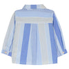 TARTINE ET CHOCOLAT Aegean Striped Baby Shirt - Blue
