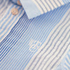 TARTINE ET CHOCOLAT Aegean Striped Baby Shirt - Blue