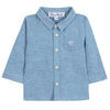 TARTINE ET CHOCOLAT Melange Linen Baby Overshirt - Nuage