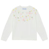 TARTINE ET CHOCOLAT Embroidered Floral Sweater - Nacre