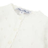 TARTINE ET CHOCOLAT Openwork Knit Baby Cardigan - White