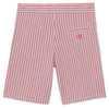 TARTINE ET CHOCOLAT Striped Cotton Shorts - Rouge