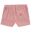 TARTINE ET CHOCOLAT Striped Cotton Baby Shorts - Rouge