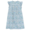 TARTINE ET CHOCOLAT Liberty Button Dress - Blue Fleur