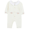 TARTINE ET CHOCOLAT Knit Floral Baby Jumpsuit