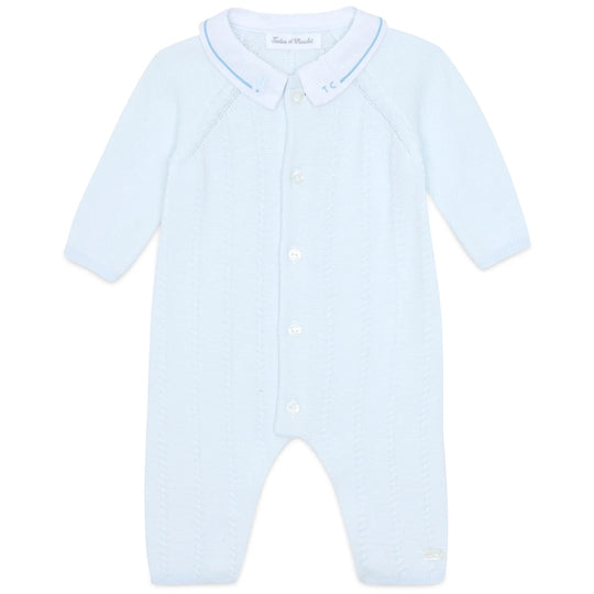 TARTINE ET CHOCOLAT Knit One-Piece - Ciel