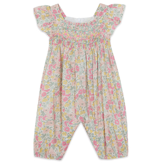 TARTINE ET CHOCOLAT Liberty Baby Jumpsuit - Citrus