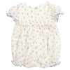TARTINE ET CHOCOLAT Floral Romper - Nacre