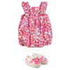 TARTINE ET CHOCOLAT Liberty Baby Romper - Bouganvillier
