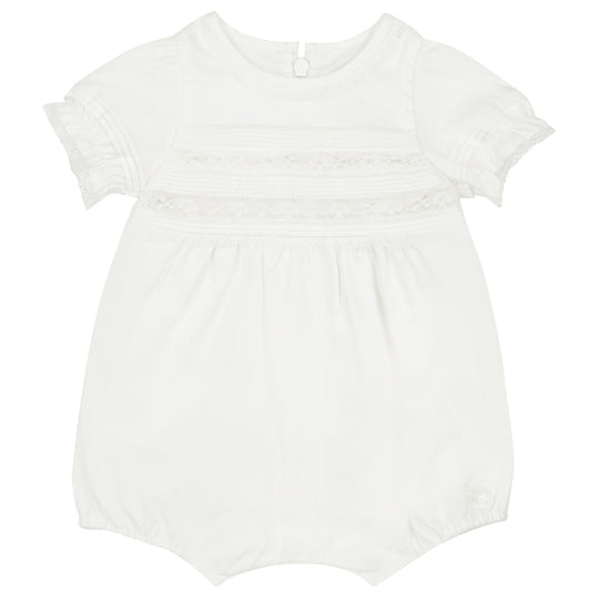 TARTINE ET CHOCOLAT Sweet Lace Romper - Nacre