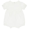 TARTINE ET CHOCOLAT Sweet Lace Romper - Nacre