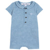 TARTINE ET CHOCOLAT Brushed Linen Romper - Nuage