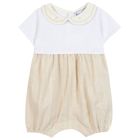 TARTINE ET CHOCOLAT Linen and Cotton Baby Romper