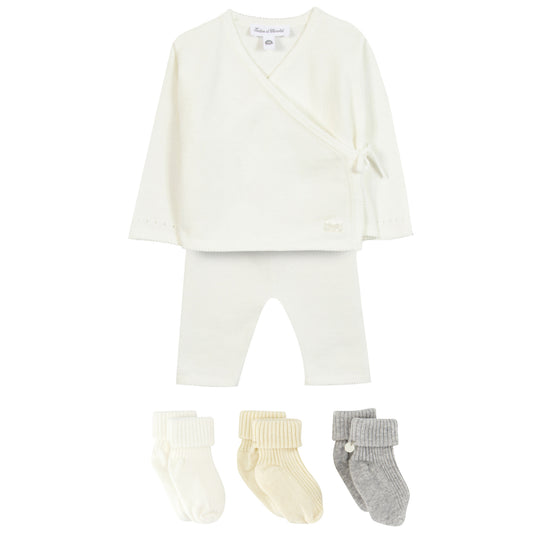 TARTINE ET CHOCOLAT Cotton Knit Birth Set