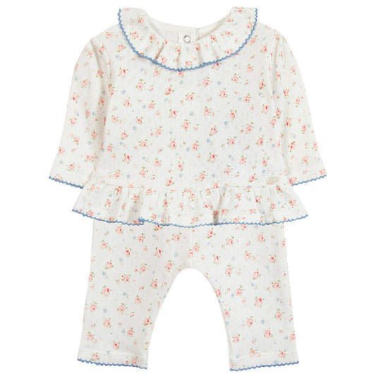 TARTINE ET CHOCOLAT Tiny Flowers Baby Set