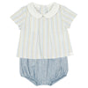 TARTINE ET CHOCOLAT Coastal Stripe Baby Set