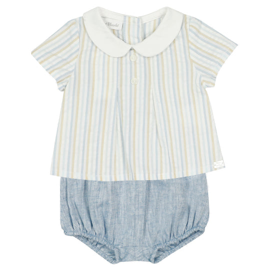 TARTINE ET CHOCOLAT Coastal Stripe Baby Set