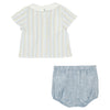 TARTINE ET CHOCOLAT Coastal Stripe Baby Set